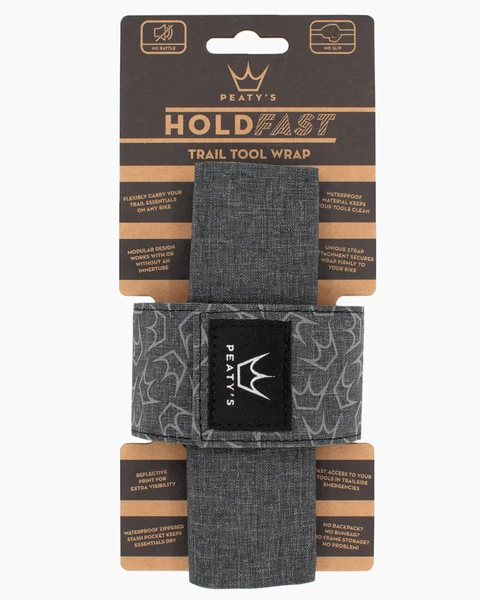 PEATY'S Porte-outils HoldFast Trail Tool Wrap Slate Grey
